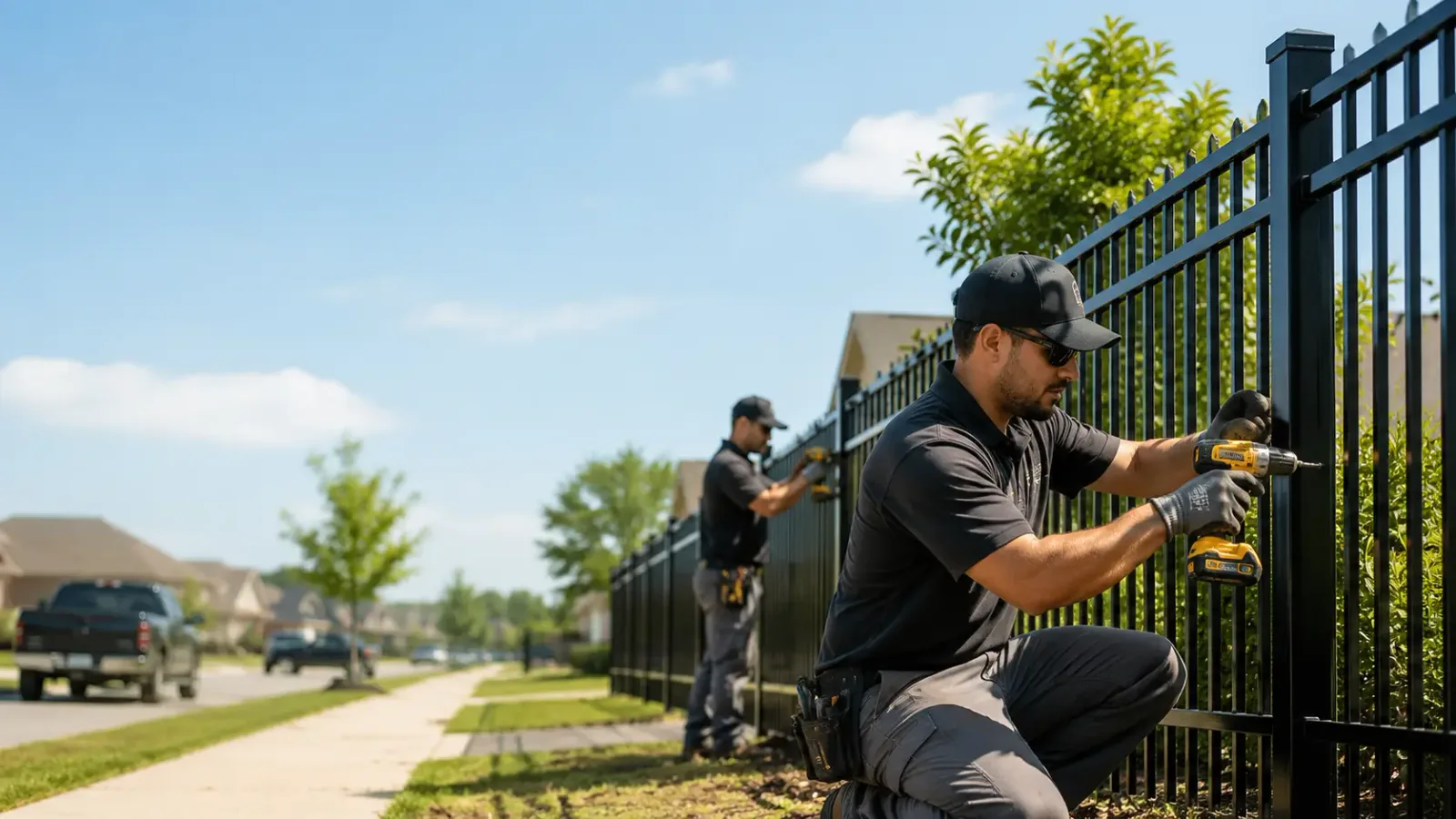 Metal Fence Installation in State Line, IN